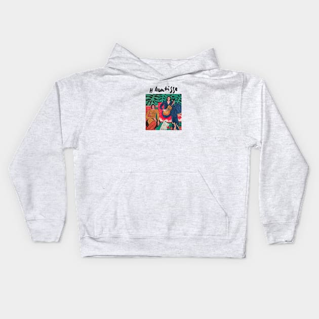 Henri Matisse The Music Kids Hoodie by walltowall